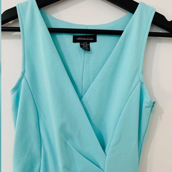 Blue Fitted Dress - Picture 2 of 6